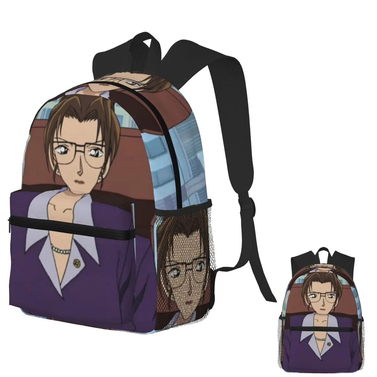 

Kisaki Эри Детектив Конан Аниме Студенческий Рюкзак Школьная Сумка Пеший Туризм Путешествия Рюкзак для Мальчиков Девочек Модная Книжная Сумка Сумки На Ремне