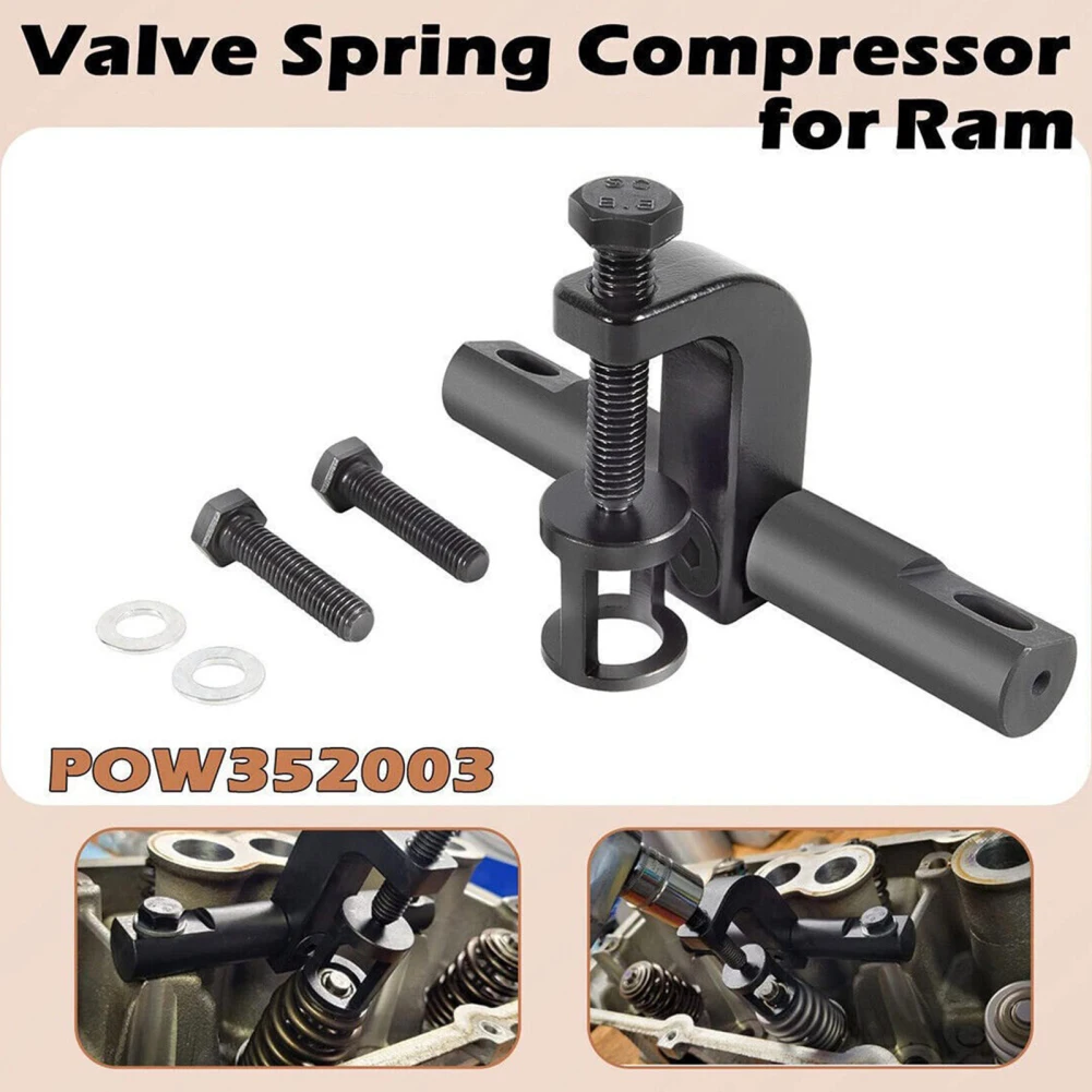 

Valve Spring Compressor POW352003 High-strength Stainless Steel Compressor Tool Replacement Compatible For Ram 2500 3500 5.7L 6.