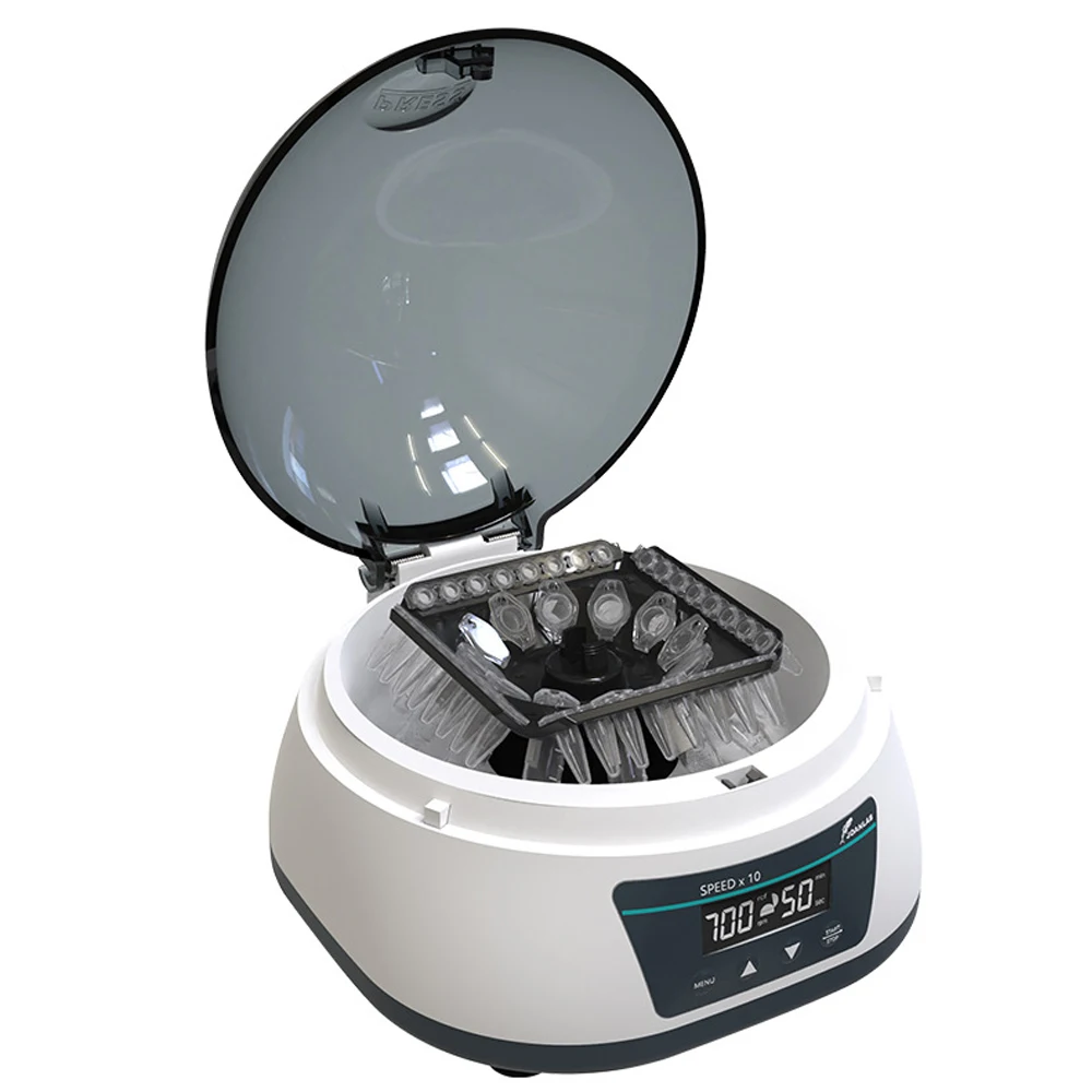 Pcr Centrifuge Machine Digital High-Speed Plasma Centrifuge Lab Microcentrifuge 4000rpm 12000rpm 0.2/0.5/1.5/2ml Centrifuge Tube