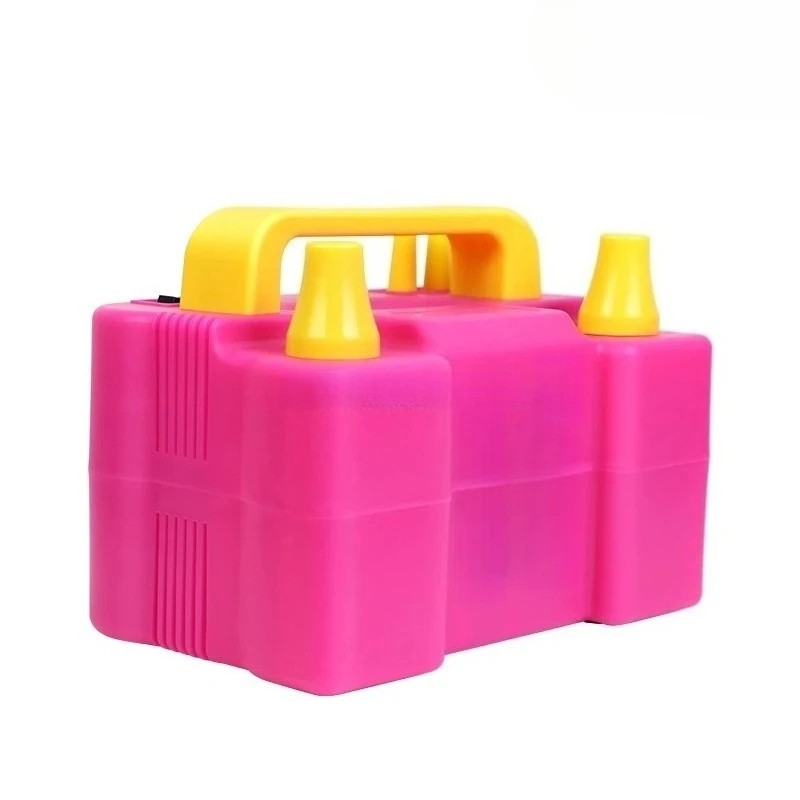 600W Portable Electric Balloon Inflator Pump, Dual Nozzle High Speed Air Blower Machine for Party Wedding Decorations