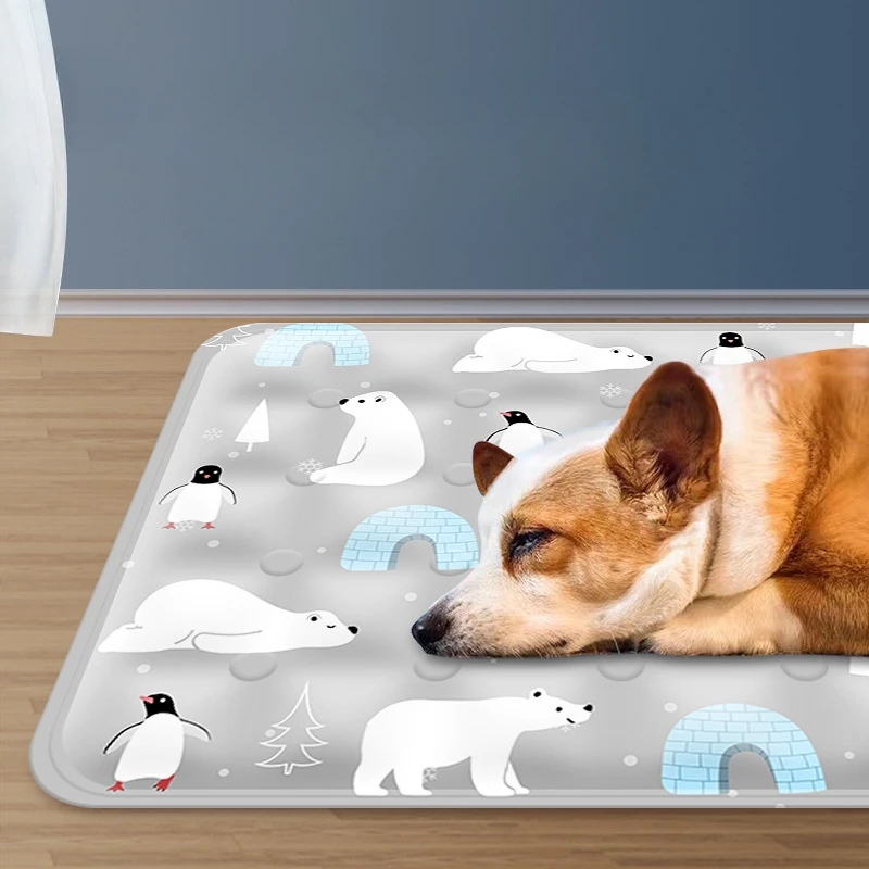 Summer Cooling for Cats and Dogs Indoor and Outdoor Pet Ice Mats Dog Mats Summer Cat Ice Good Booking Mats Multiple Colors