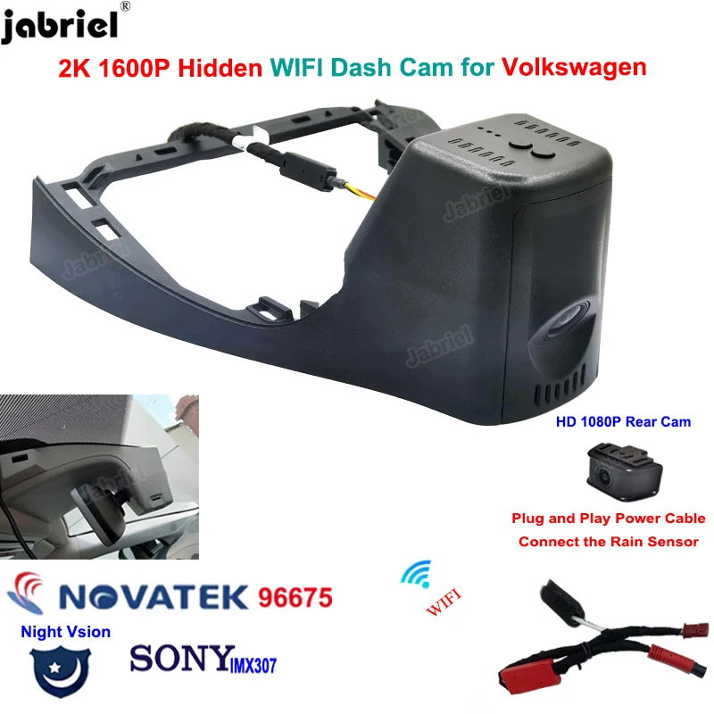 

2K Car Dvr Dash Cam For Volkswagen id5 id 5 id6 id 6 id4 id 4 ID.4 ID.5 ID.6 for VW id4 id 4 id6 id 6 id5 id 5 ID.4 ID.5 ID.6