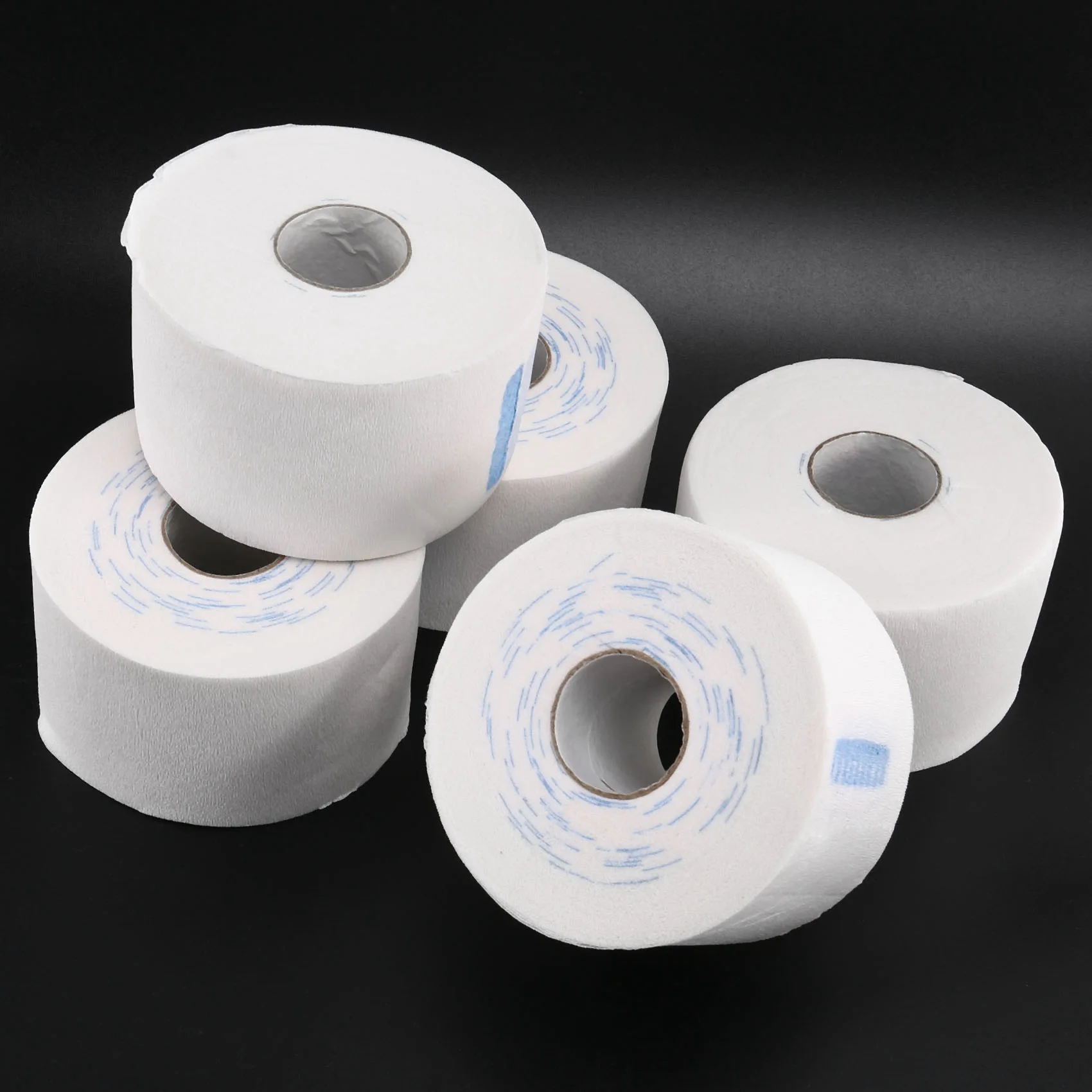 M04K 5-горный воротник для стрижки волос с оборками в рулоне бумаги для гигиены салона парикмахера