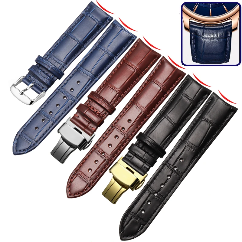 

Replace Original with Tool 21 20 19mm Watchband for Rossini 616725 Girard Perregaux AP Earl Jaeger-LeCoultre Cowhide Watch Strap