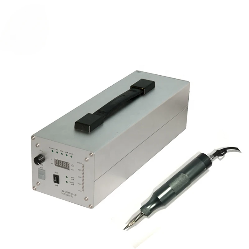 Best Quality Fabric Ultrasonic Cutter Thermoplastic Plastic 20kHz Hand Held Mini Ultrasonic Steel Cutting Knife