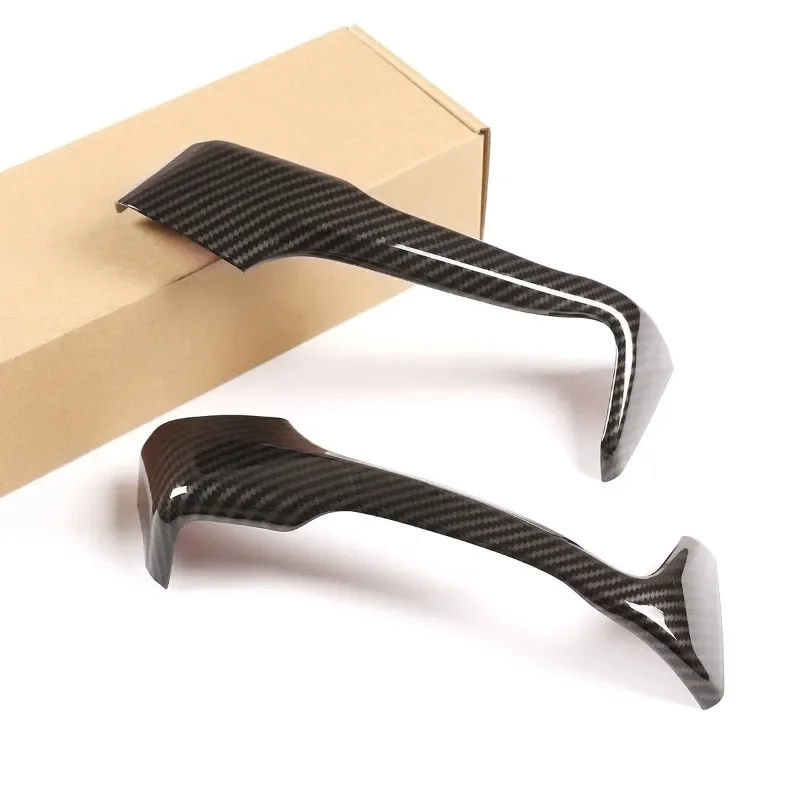 Para Toyota 86 Subaru BRZ 2012-2020 ABS fibra de carbono Panel de puerta de coche manija cubierta de agarre pegatina embellecedora accesorios de Interior de coche