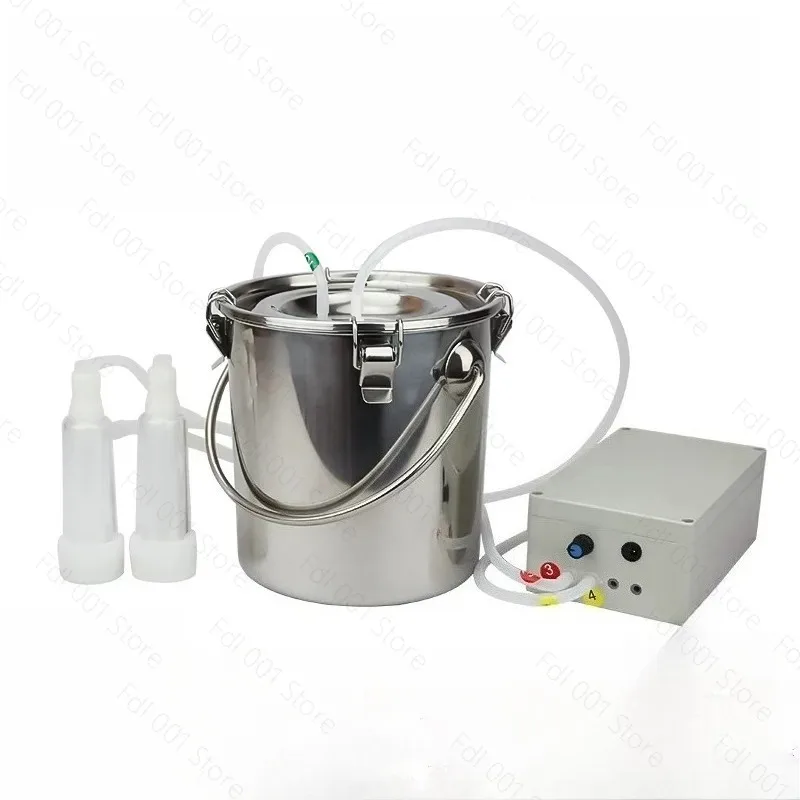 Household Electric Goat Cow Milking Machine 5L  With Direct Suction Pump Electric Milking Machine