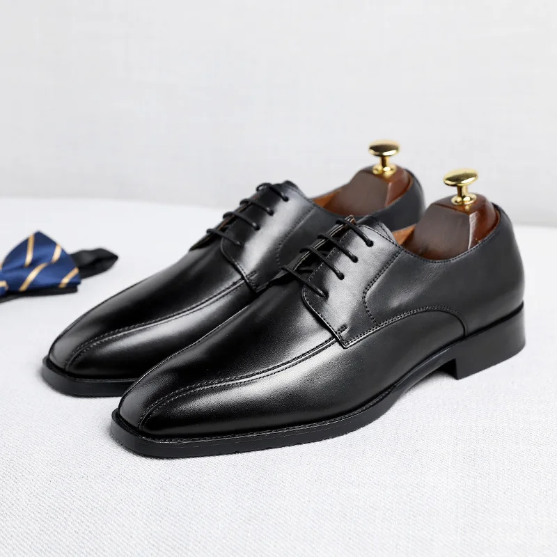 

new brush color summer outside coach lace-up shoes men's shoes men British business men's shoes