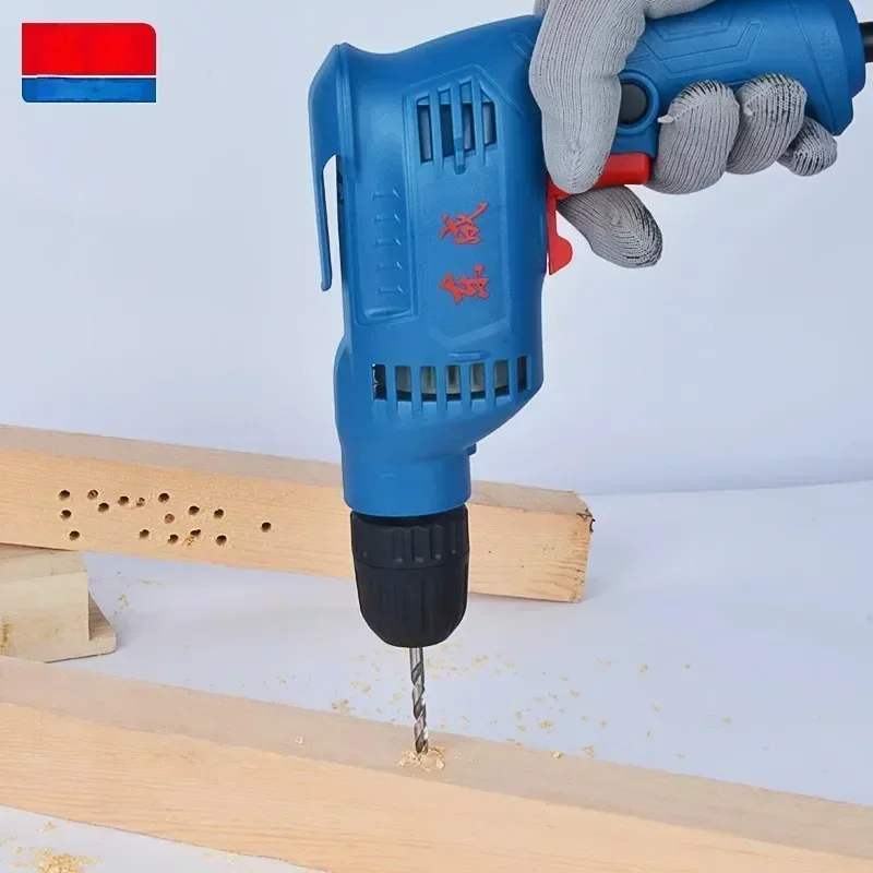 200V Powerful Corded Drill with Multiple Speeds and Accessories, Ideal for Heavy-duty Tasks