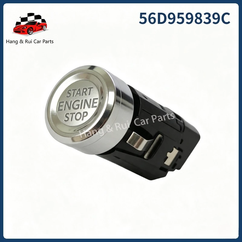 56D959839C Engine Start Push Button Momentary Start Switch For Vw Passat B7 2011-2019 280T