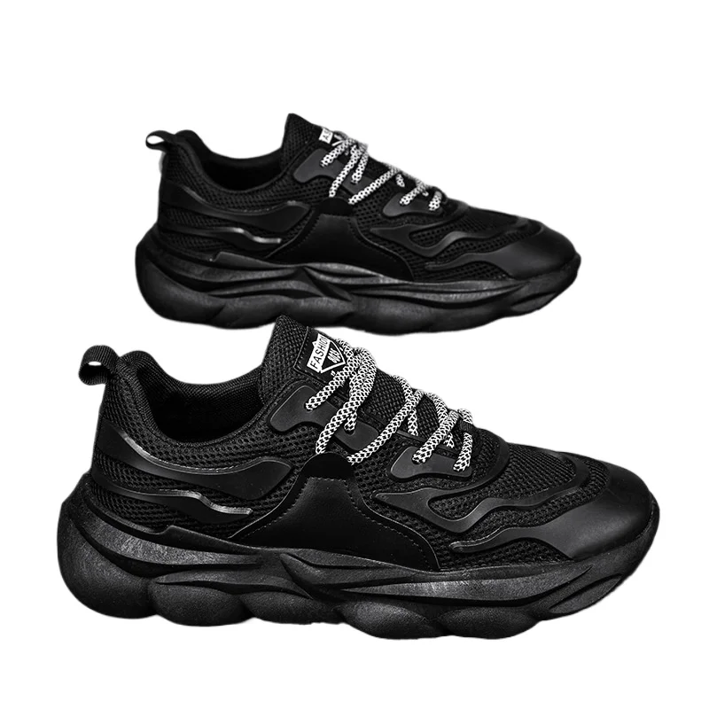 Men\'s Lightweight Breathable Casual Shoes Man Flat Lace-Up Sneakers Men Fashion Breathable Sports Casual Shoes
