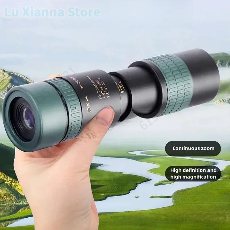 Monoculars 10-300x Zoom High Definition Powerful Binocular Telescope Remote