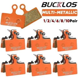 BUCKLOS Bicycle Hydraulic Disc Brake Pads for M9000 Metallic Brake Pads Metal Road Mountain Bike Brake Pads fit G01S G03C G05S