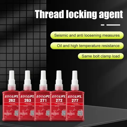 243 threadlocker 263 threadlocker 272/271/222/290/277 high temperature resistant anaerobic adhesive 262