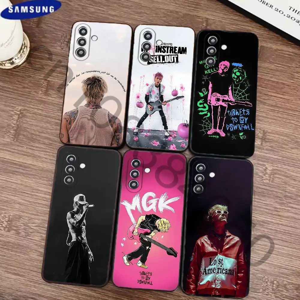 MGK LOST A-AMERICANA Phone Case for Samsung Galaxy S21 22 23 S24 25 26 Ultra Plus FE Lite Silicone Bumper