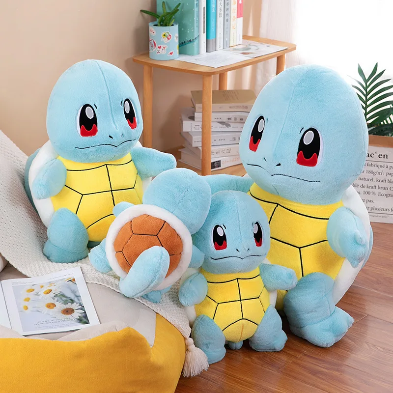 

Wartortle Peluche Pokemon Squirtle Plush Toys Stuffed Dolls Cartoon Cute Dolls Kawaii Birthday Gift For Kids Friends Collection