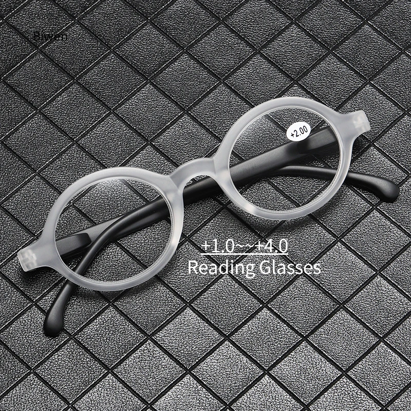 

Retro Full Frame Round Reading Glasses Men Women Presbyopia Artistic Style Circular Reader Eyglasses Vintage Plus Diopter Eyewea