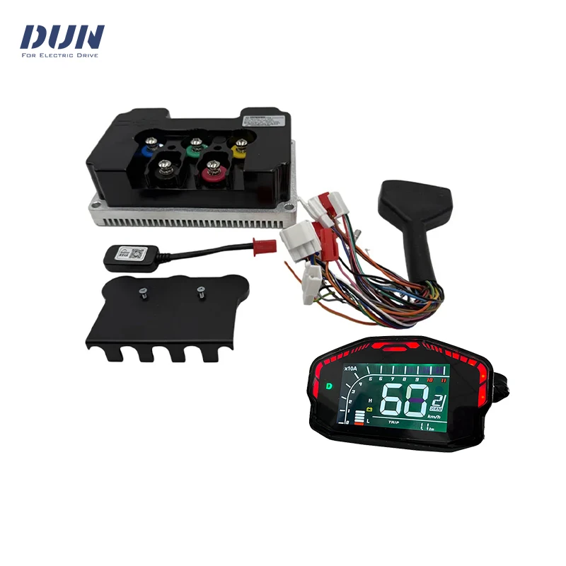 ND961000 450A Peak 1000A Controller Motherboard FarDriver with DKD Speedometer for 6-8KW Electric Motorcycle ATV Car BLDC Motor