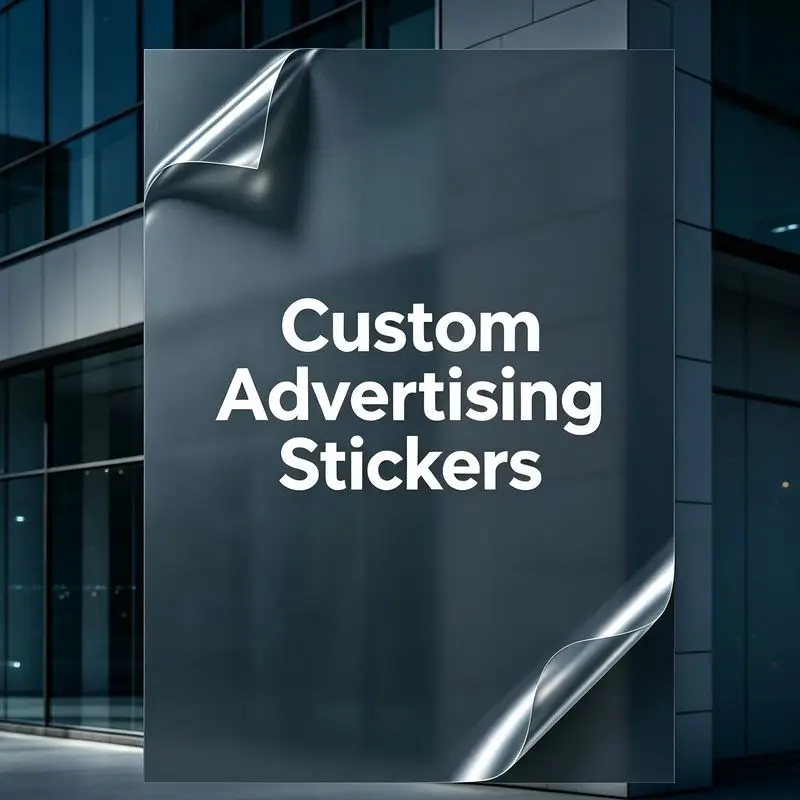 Custom 100cm Waterproof Decor Stickers Commercial Promotion Advertising Decals for Supermarket Mall Bar Indoor  Outdoor Windows