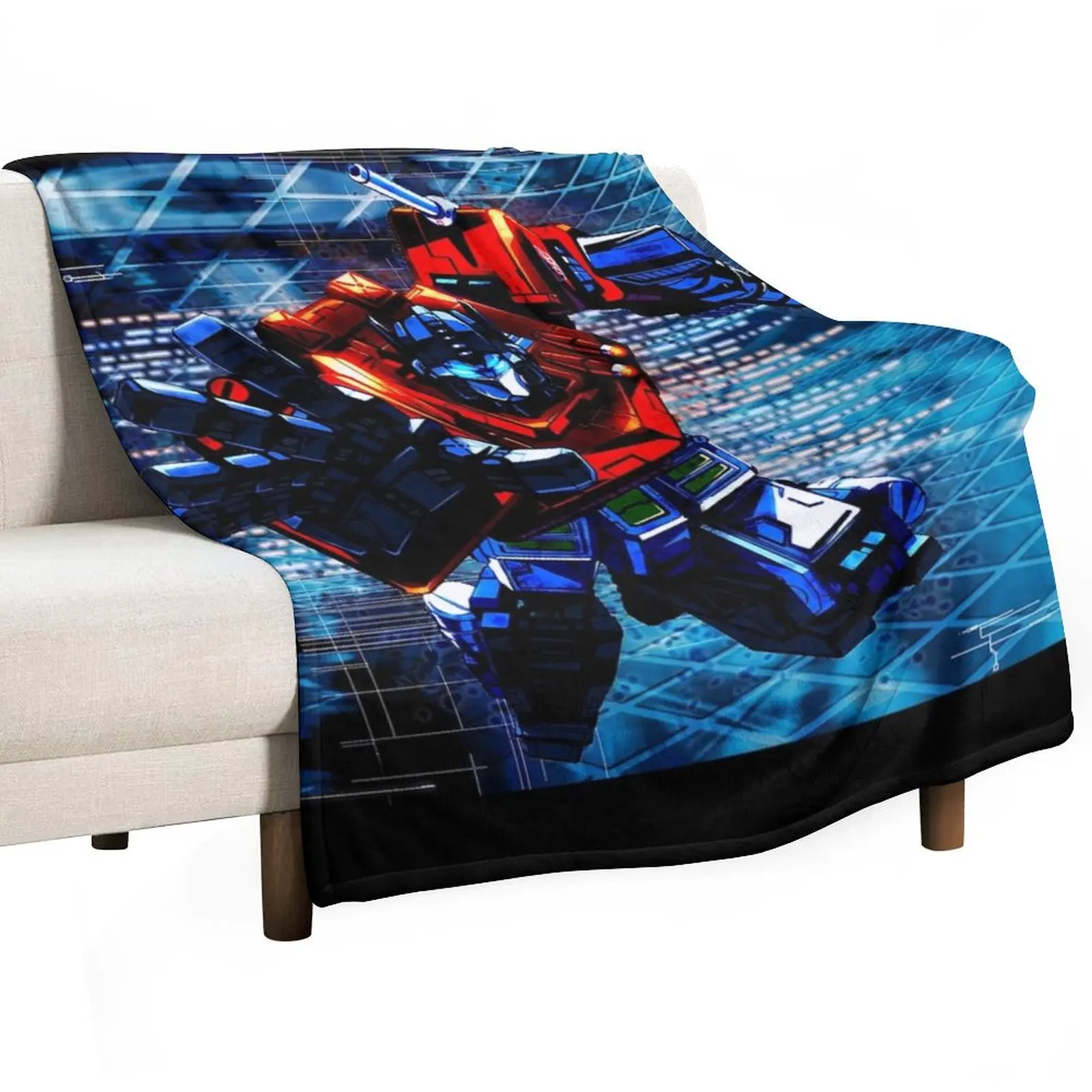 Transformers Optimus Prime Throw Blanket Soft Beds Sofas Blankets