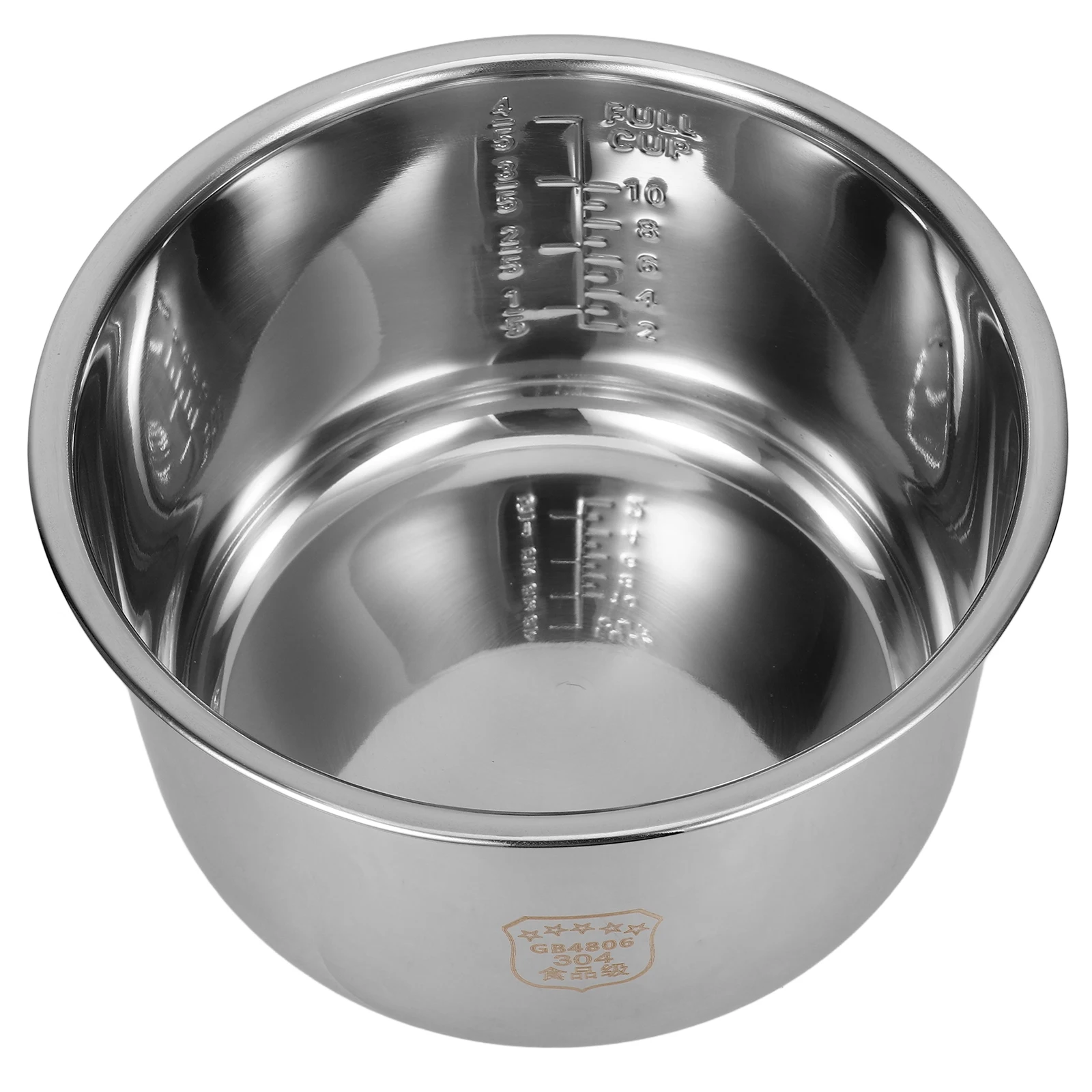 

Rice Cooker Inner Pot 304 Stainless Steel Thickened Bowl Large Capacity Replacement Supply Electric Cooker Kitchen Gadgets Multi