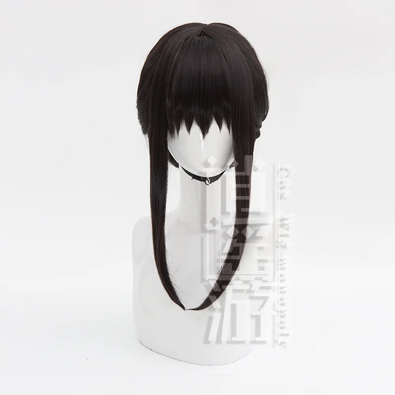 High quality Spy X Family Yor Forger Cos Wig 45CM Black Heat-resistant Synthetic Hair Halloween Party Anime Cosplay Wigs+wig Cap