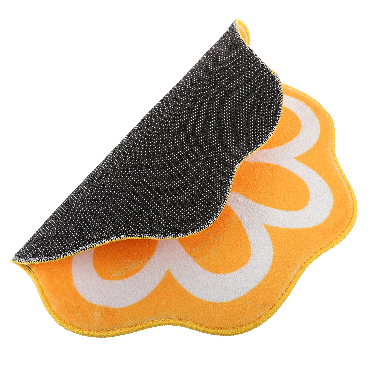 

Flower Shaped Floor Rug Yellow Soft Carpet Non-Slip Area Rug For Living Room Bedroom Home Decor Floor Mat