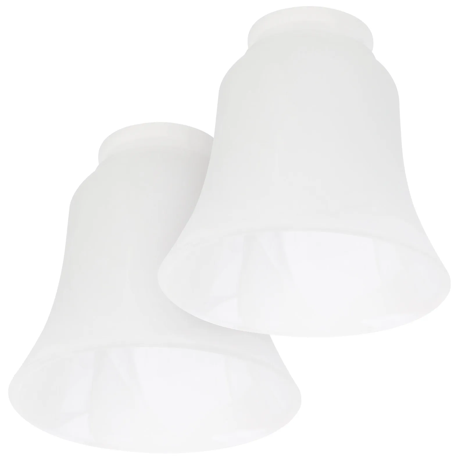 2Pcs Snowflake Design Glass Lamp Shade for Pendant Light Fixture Ceiling Lamp Chandelier Modern Simple Stylish Decorative