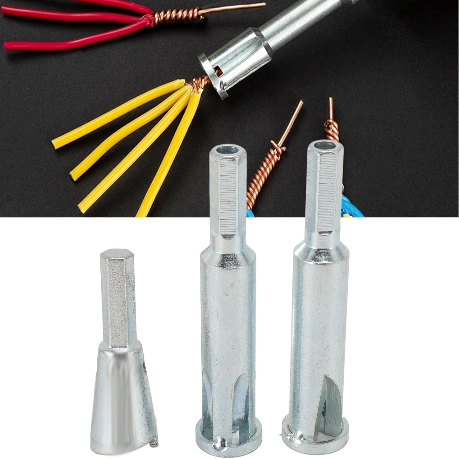 

Efficient and Durable High Speed Steel Wire Twisting Tool for Power Drill Drivers - 5 Way 3 Stripper Twister Qu