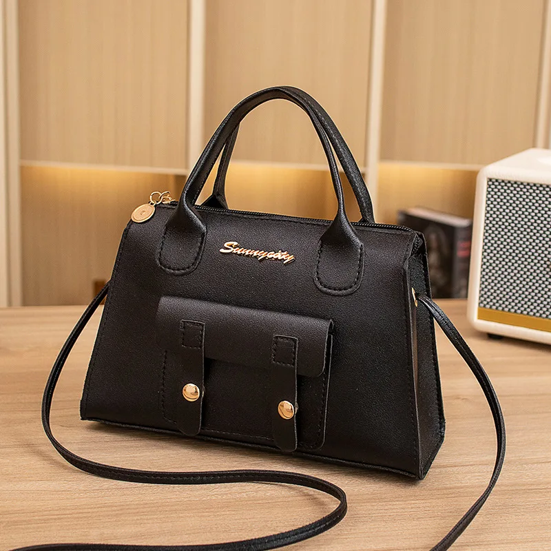 Women\'s Bag New Korean Version Beautiful Simple, Solid Color Crossbody Small Square Bag, Small Design, Shoulder Bag