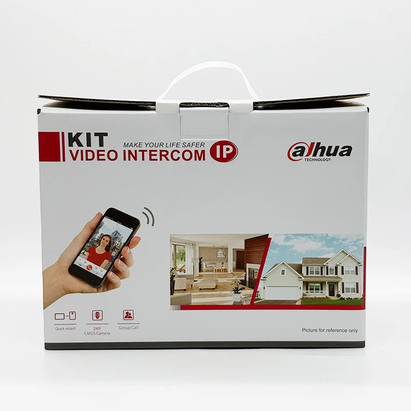 Dahua วิดีโอ Intercom ชุด KTW02 Wi-Fi Villa ประตู Station & IP ในร่ม PoE 2-way Audio Doorbell VTO2311R-WP VTH2621G-WP