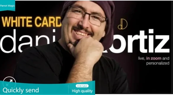 Evento Dani DaOrtiz ZOOM White Card 1-2 - Trucchi di magia (download istantaneo)