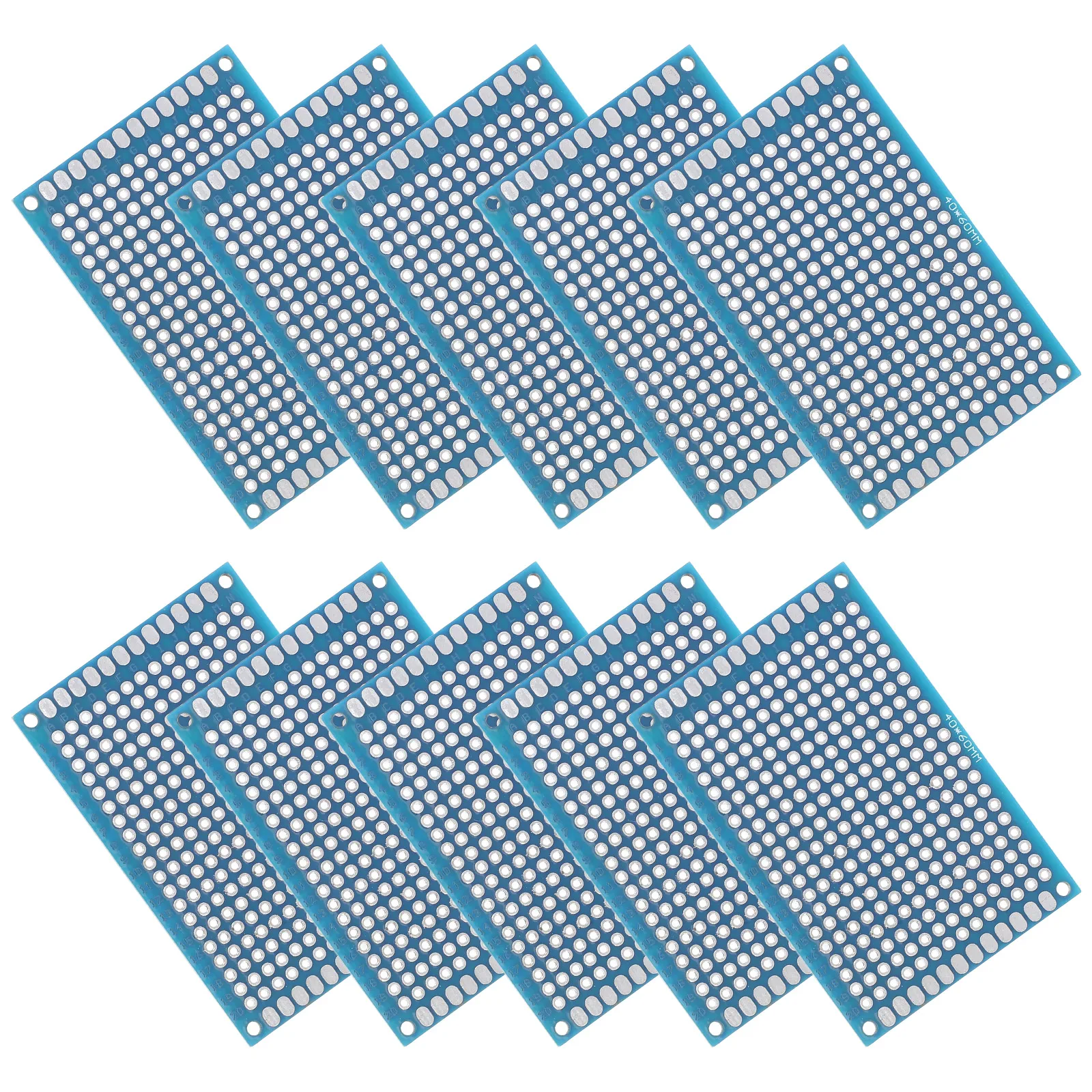 

10 Pcs Double-sided Tin Spraying Experimental Board Beginner Simple Soldering Pcb Kit Perfboard
