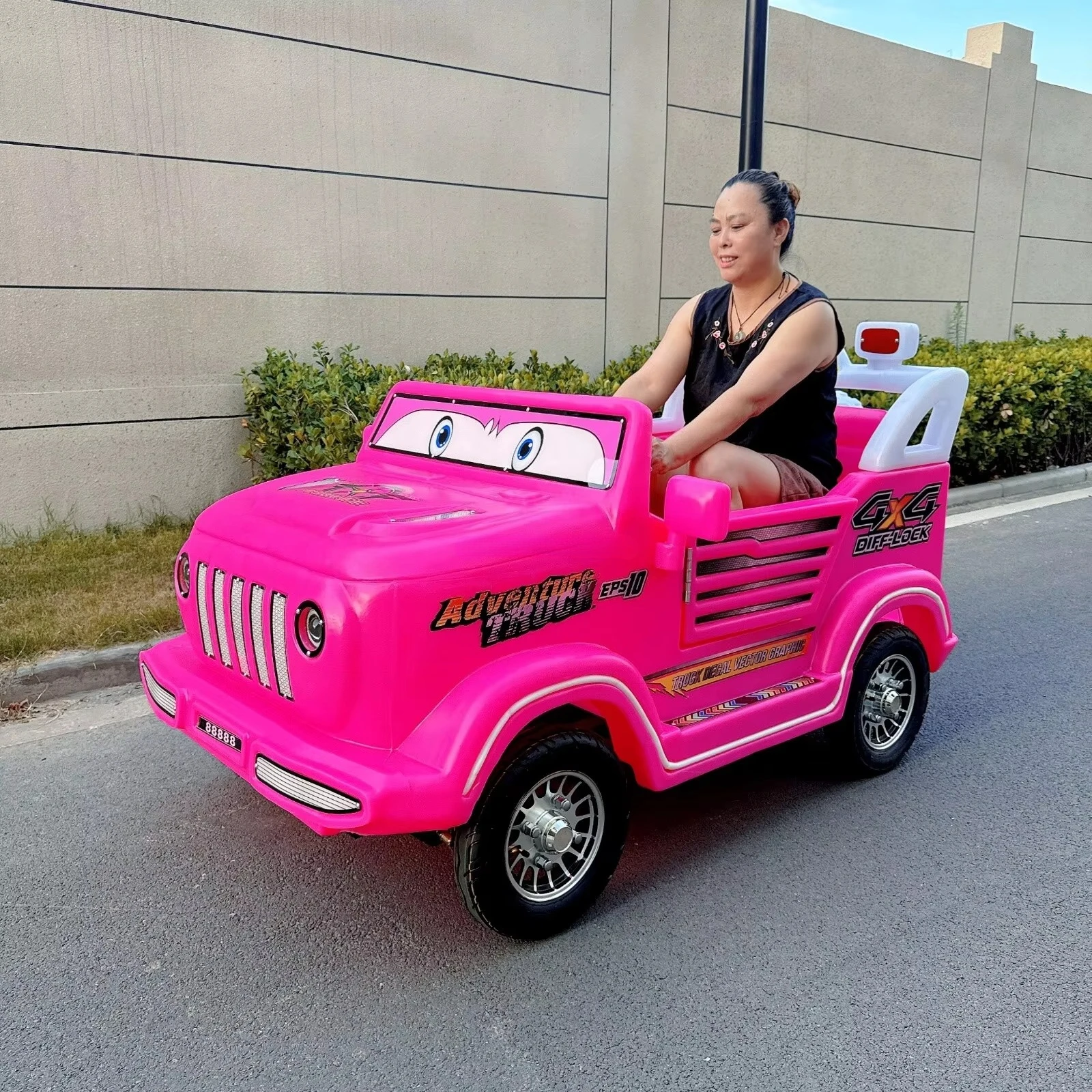 

Kids Glowing Electric ATV Quad Car For Rental Business And Party Hire Companies Outdoor Parent-child Bumper Car