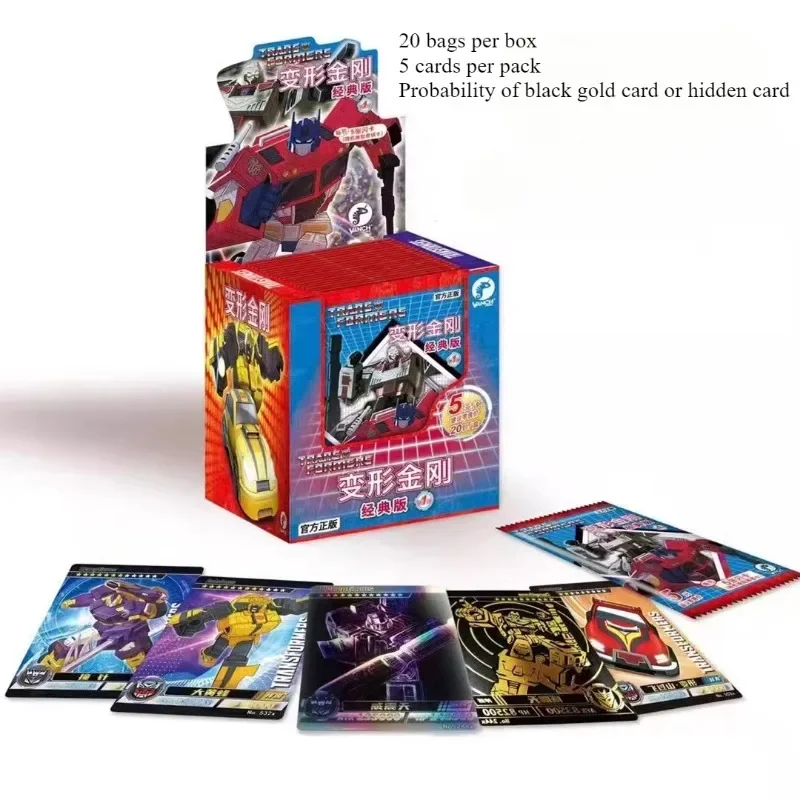 Hasbro Genuine Transformers Wanqi Card Vanch Large Ar Battle Card Classic Epic Autobot Blind Box Collection Card Toy Gift