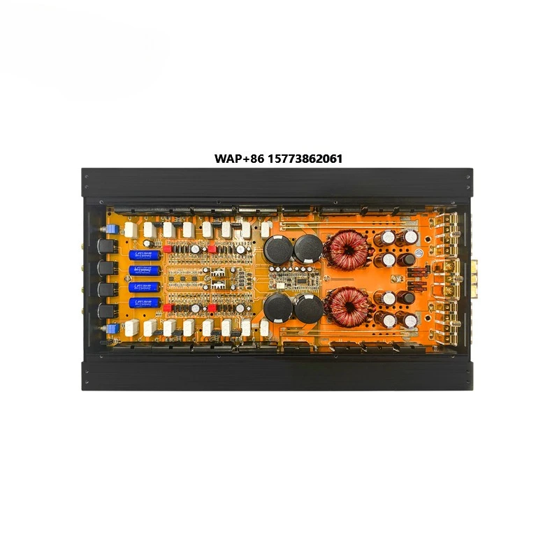 

Premium 1200W Ultra-high Power 4 Channel Amplifier AB Class HA-4.1200 for Car Audio