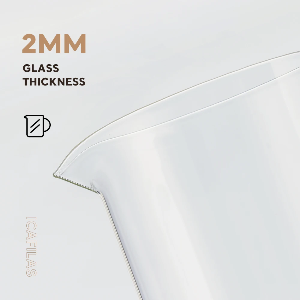 1000ML/600ML Französisch Presse Kaffeemaschine Hohe Borosilikatglas Haus Kaffee Brewer Milch Schaum Aufschäumer Barista tee Maker – Detail 16