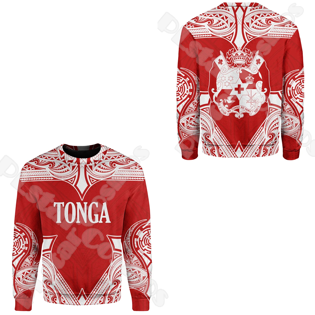 Custom Name Country Tonga Polynesia Islands Flag Tattoo Retro Culture Vintage 3DPrint Pullover Harajuku Casual Hoodies Jacket V4