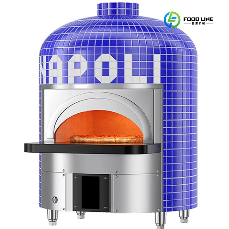 Four à pizza professionnel FL - Four italien au bois/gaz/électrique Napoli à haute productivité pour usage intérieur/extérieur, personnalisable