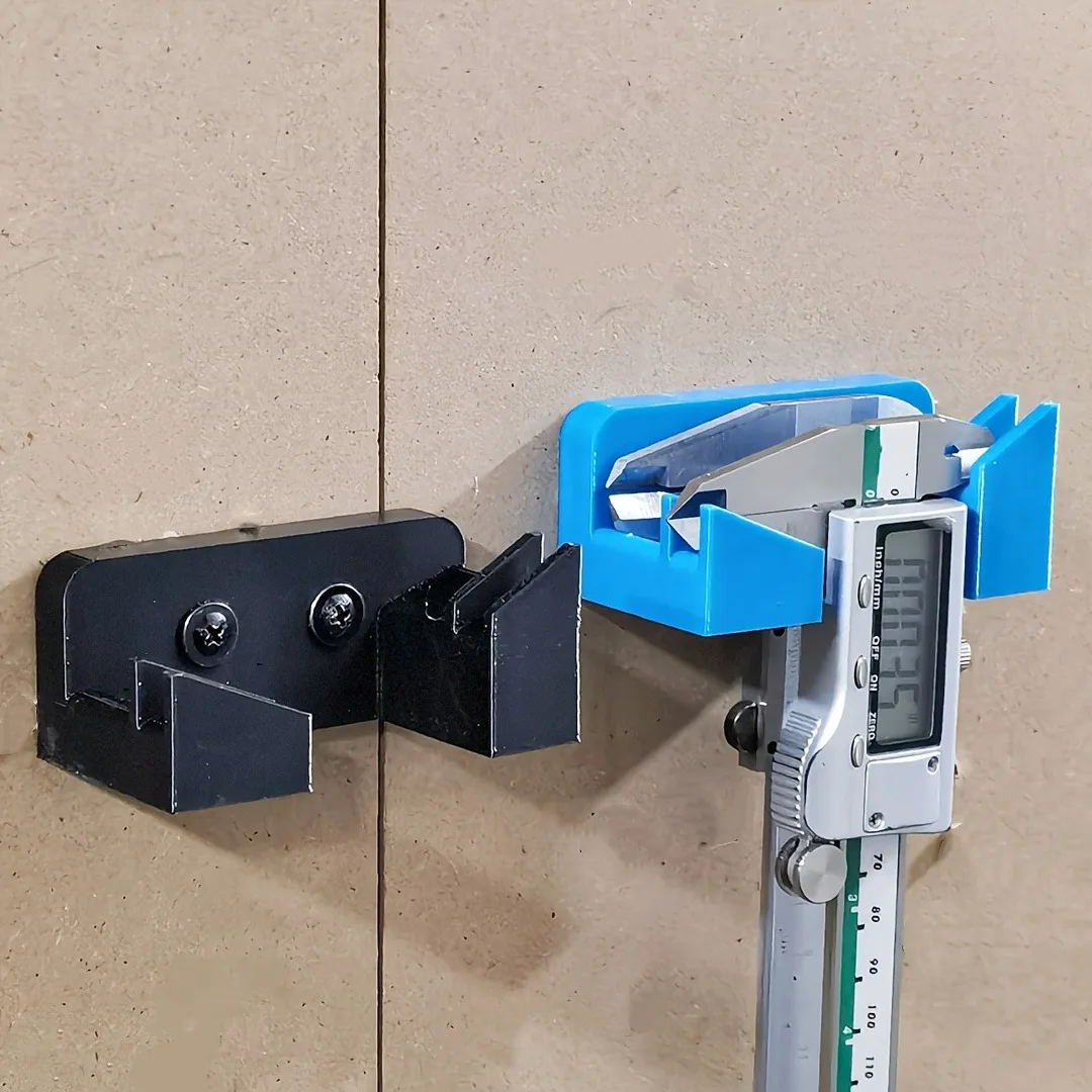 Vernier Caliper Special Hook, Wall Mountable, Stores 2 Calipers for Garage Organization