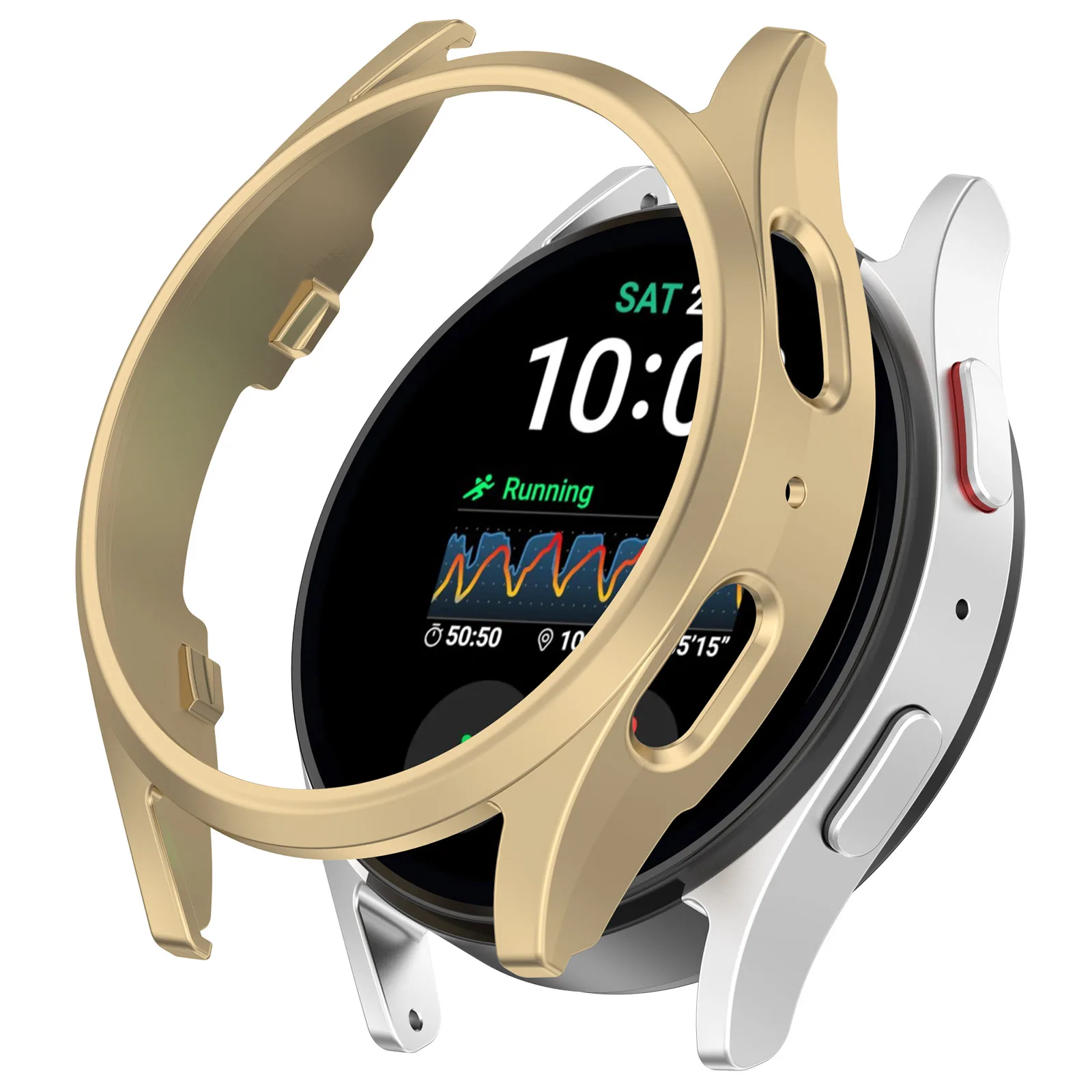 Hollow PC Protector Case For Samsung Galaxy Watch 7 40mm 44mm Protective Shell Frame Bumper