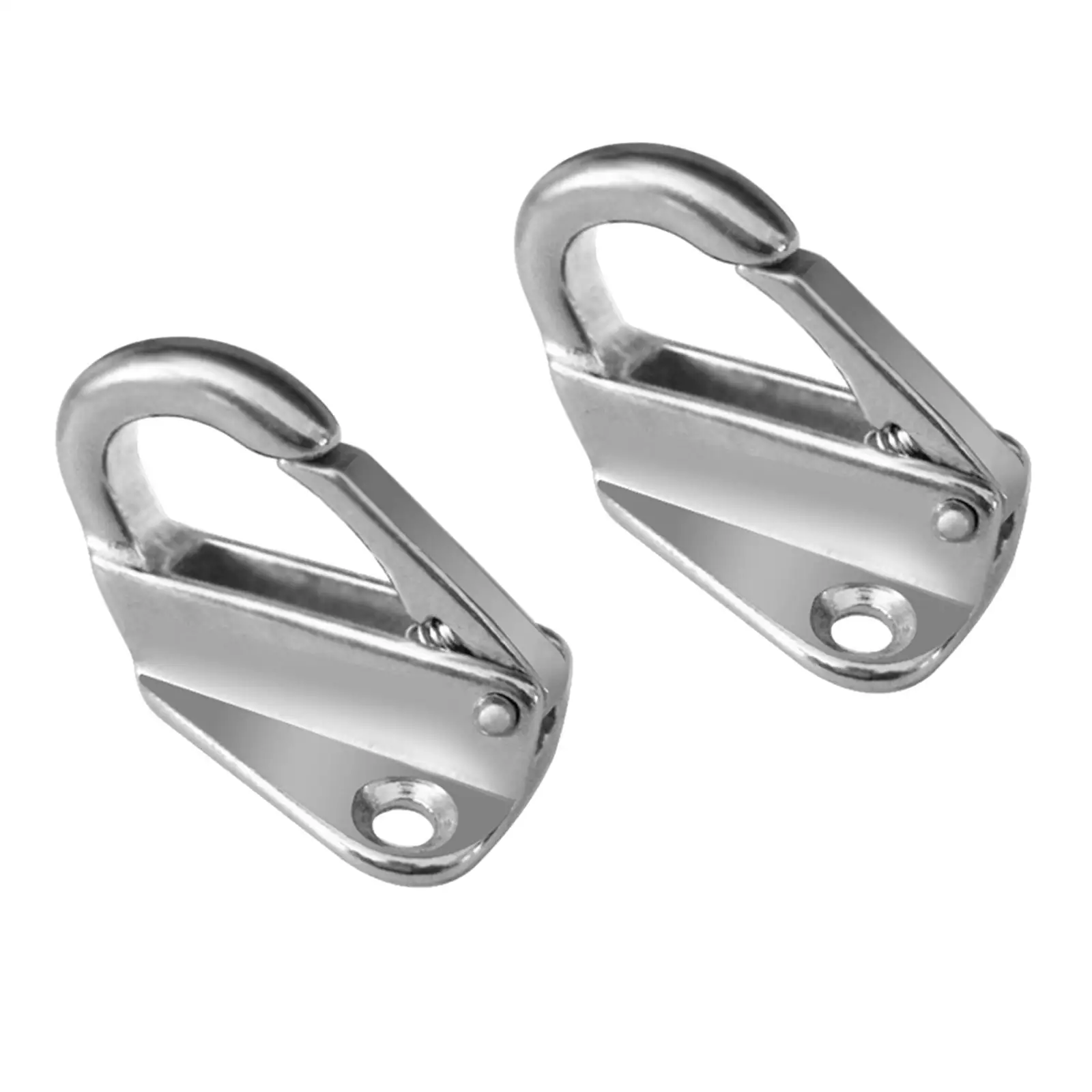 

Spring Fending Hook Marine Snap Type Stainless Steel Boat Accessories for Canopy Hood Attachment