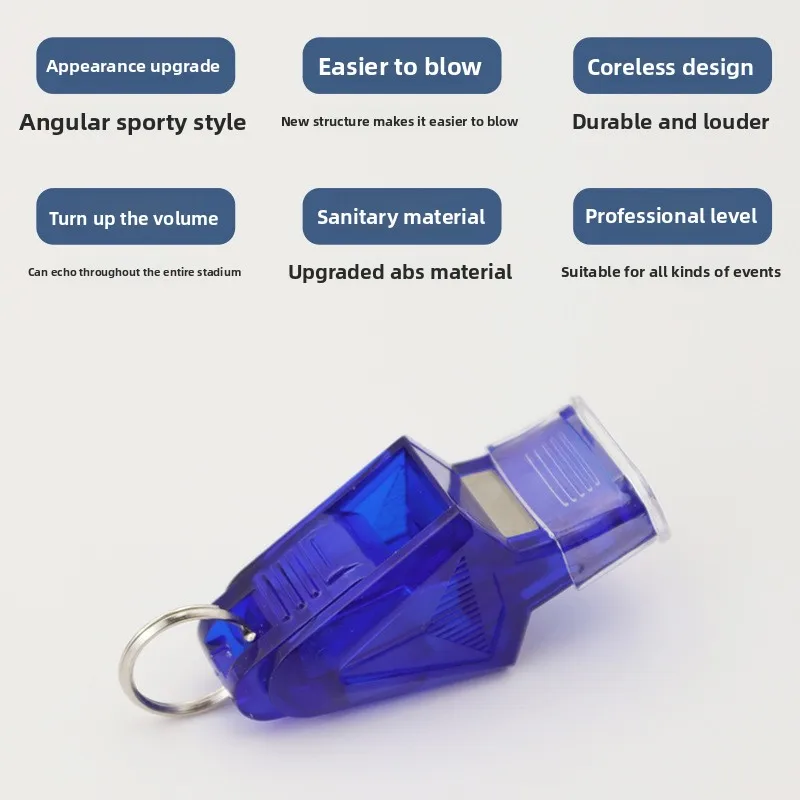 Ulepszony gwizdek wysokiej częstotliwości dla sportów: koszykówka, piłka nożna, siatkówka, meczy sędziowskie, aktywności na świeżym powietrzu, ratownictwo, pływanie