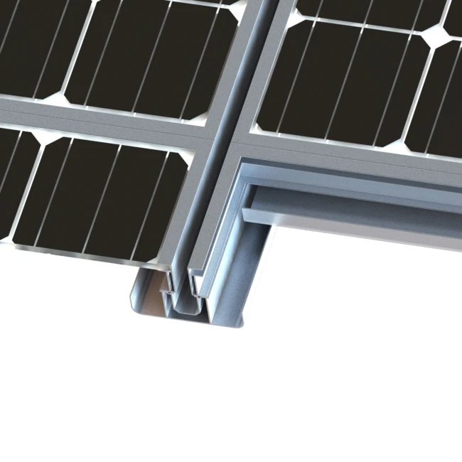 BIPV Waterproof Bracket Bipv Roof Frame Solar Mounting Rooftop Solar Panel Mounting System