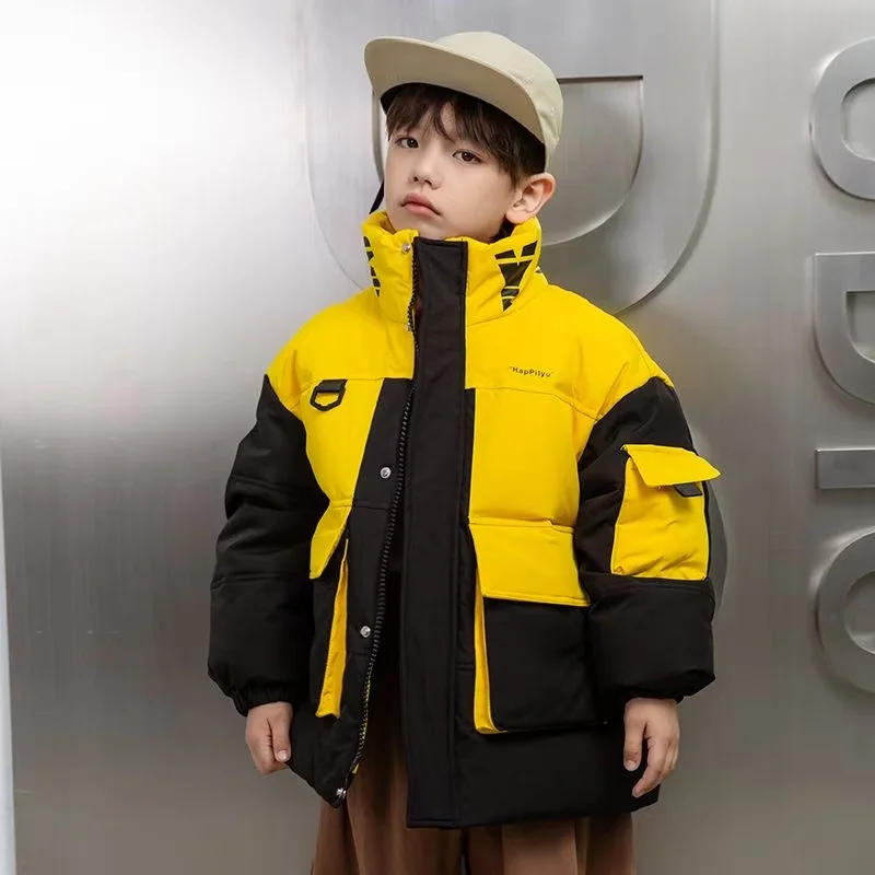 New  Boy  Winter Down Jacket Thickness Kids Baby  Coats  Children   Autumn  2025-A0107