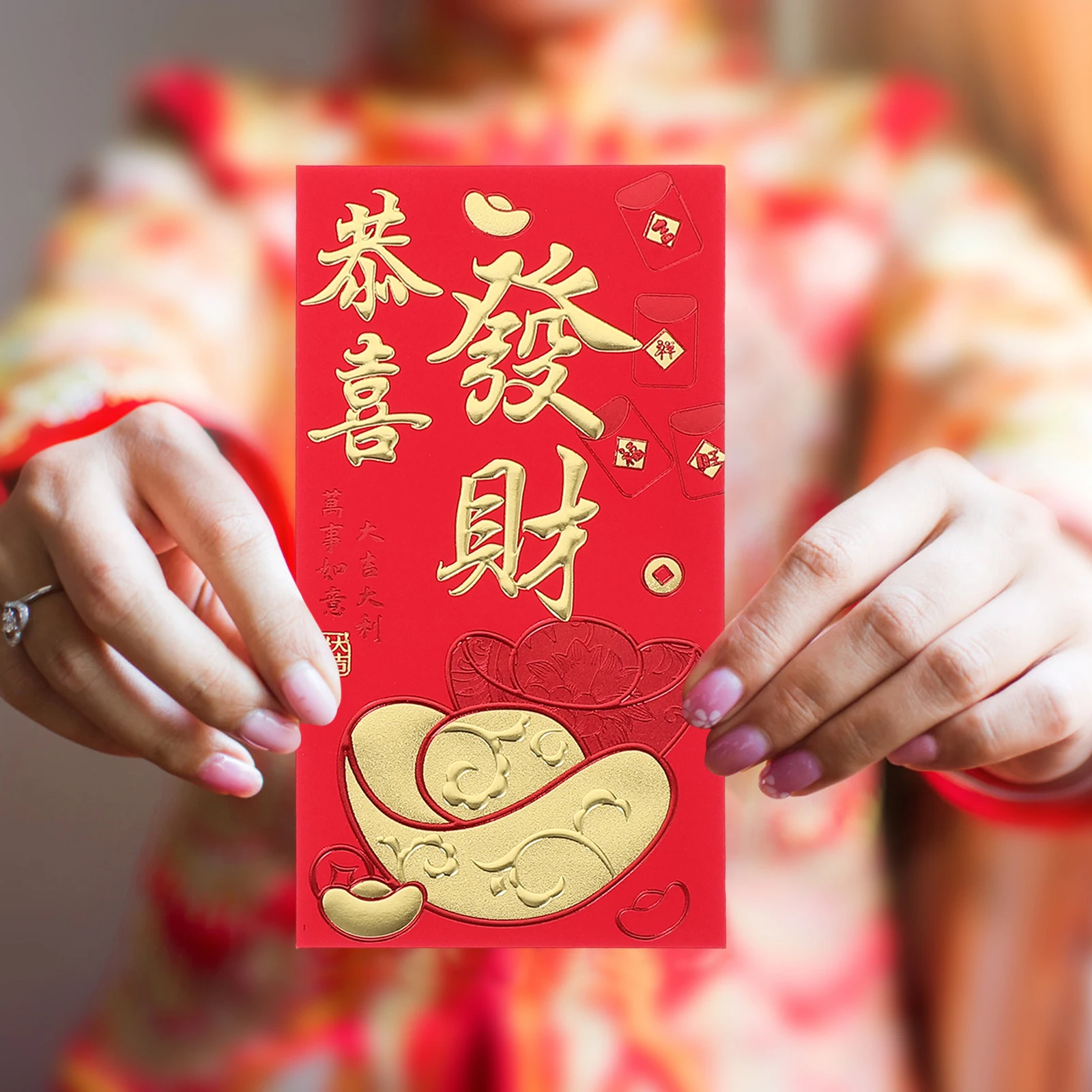 

30pcs Year Of Dragon Creative Chinese New Year Envelope Mixed Patterns Blessing Gift Spring Festival Red Cute Envelopes Paper