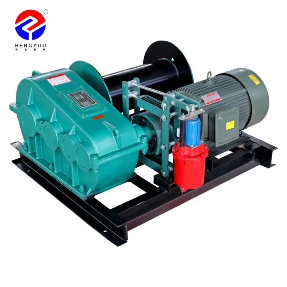 1ton 2ton 3ton winch for sale wire rope   electric hydraulic winches