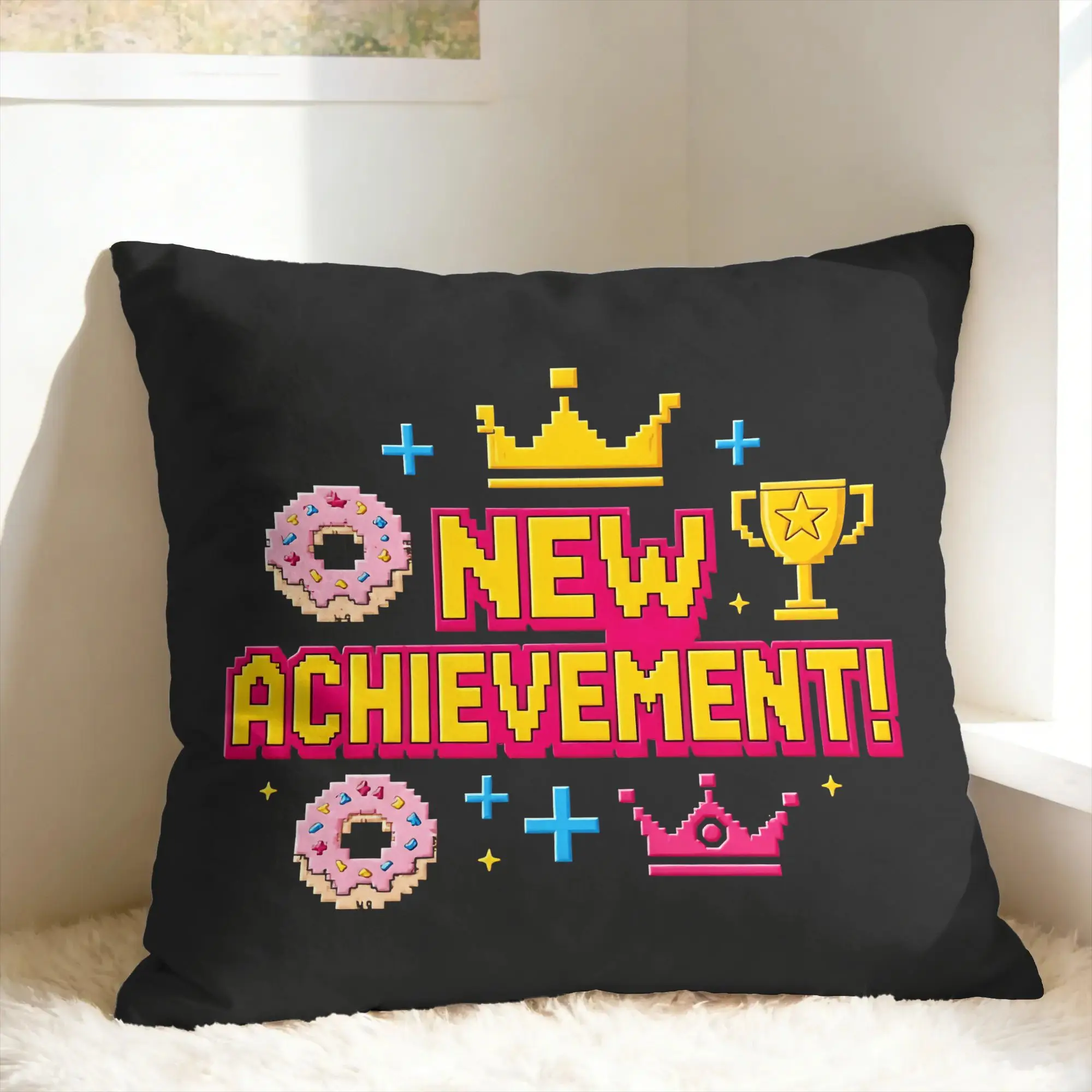 Pillow Case Dungeon Crawler Carl New Achievement Comfy  Pillow Cover For Sofa Home Decor Cute Funny Pillowcases