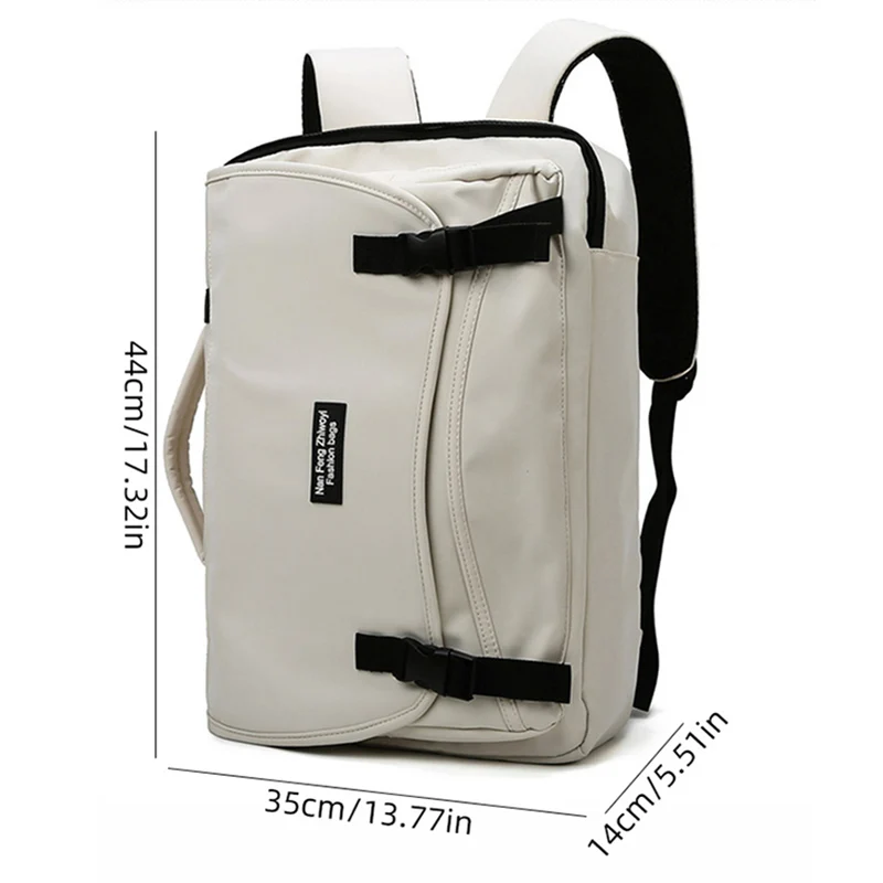 3 in 1 Business Laptop Handbag Notebook Computer Backpack Multifunctional Travel Crossbody Shoulder Bag Large Messenger Daypack