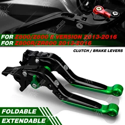 For Kawasaki Z800/Z800 E/Z800R/ZR800 2013-2016 Clutch Lever Brake Lever Set Foldable Adjustable Handle Levers Accessories Part